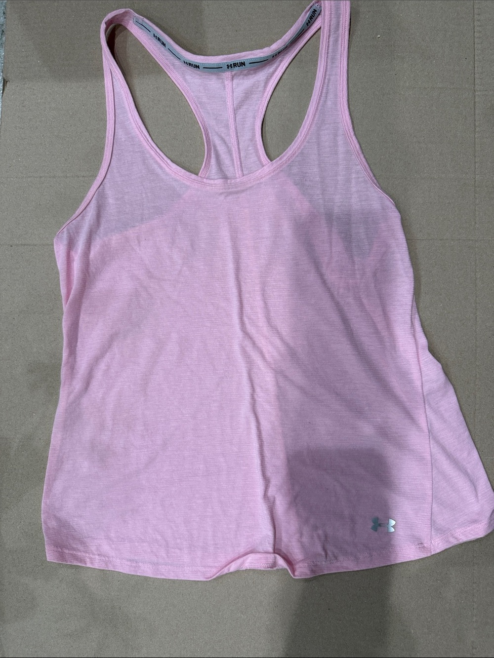 Under Armour Light Pink Racerback Performance Tank